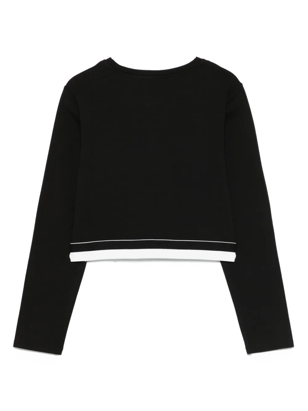 TWINSET Kids Sweater met ronde hals Zwart