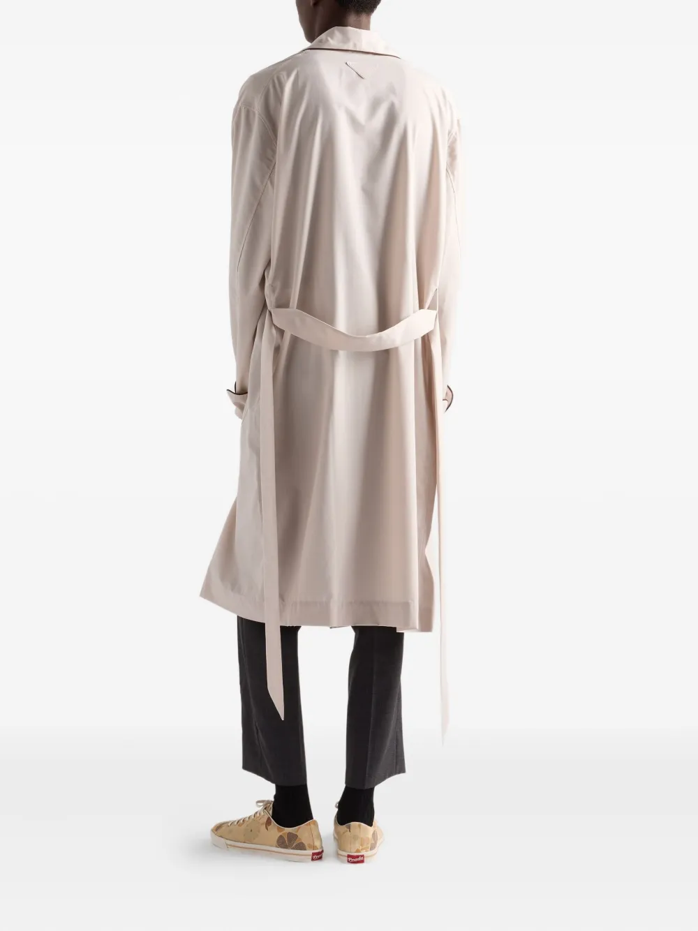 Prada Badjas met opgestikte zak Beige