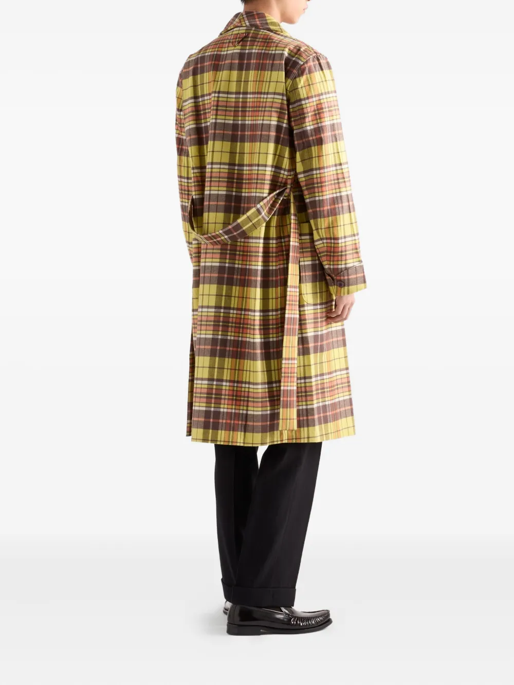 Prada Geruite trenchcoat F03GE Yellow