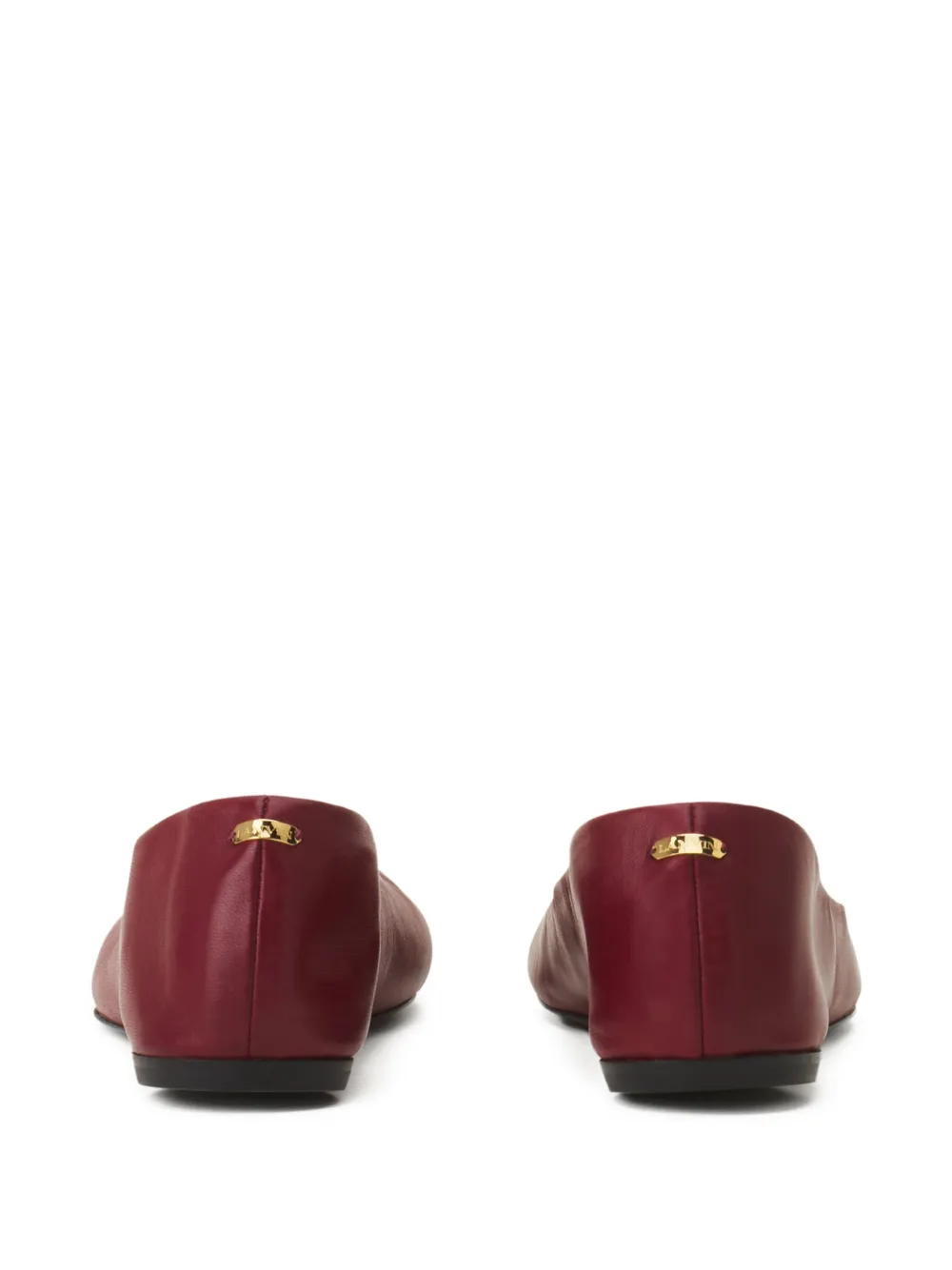 Lanvin Leren ballerina's - Rood