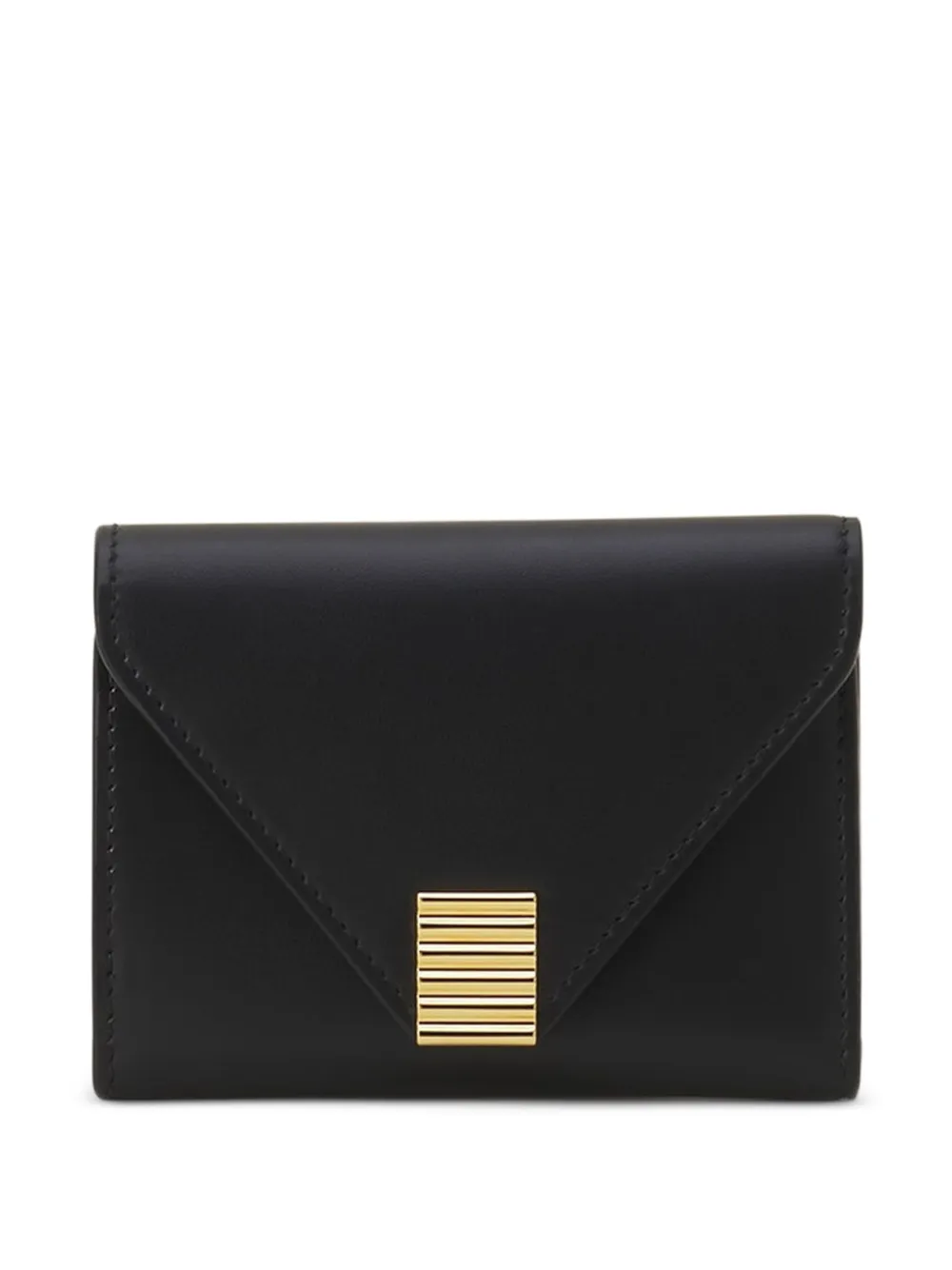 Lanvin Zip-pocket Flap Wallet In Black