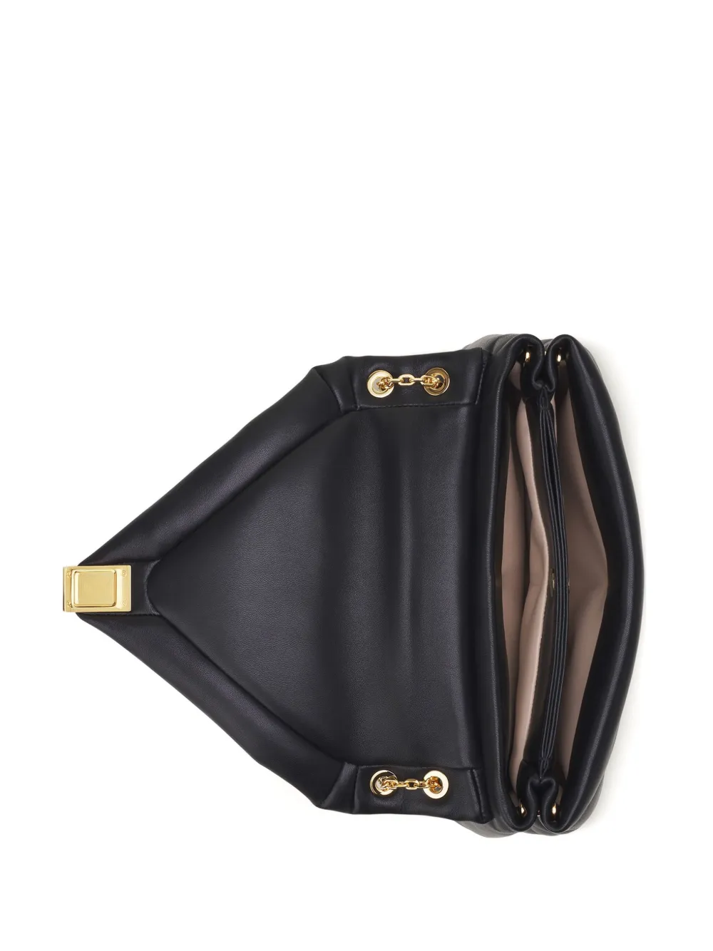 Lanvin Flap-front Shoulder Bag In Black