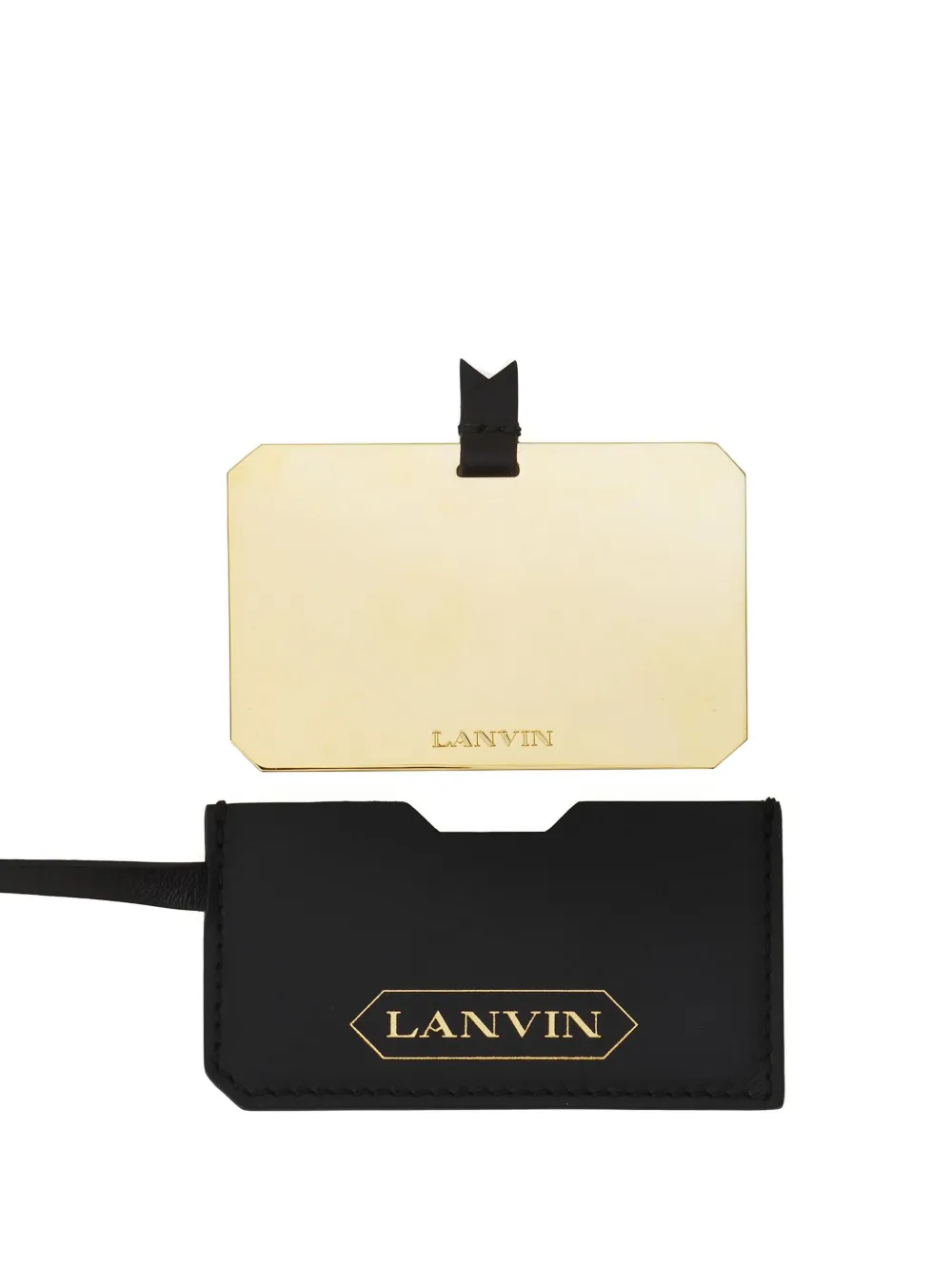 Lanvin Borsa a secchiello con cut-out - Nero