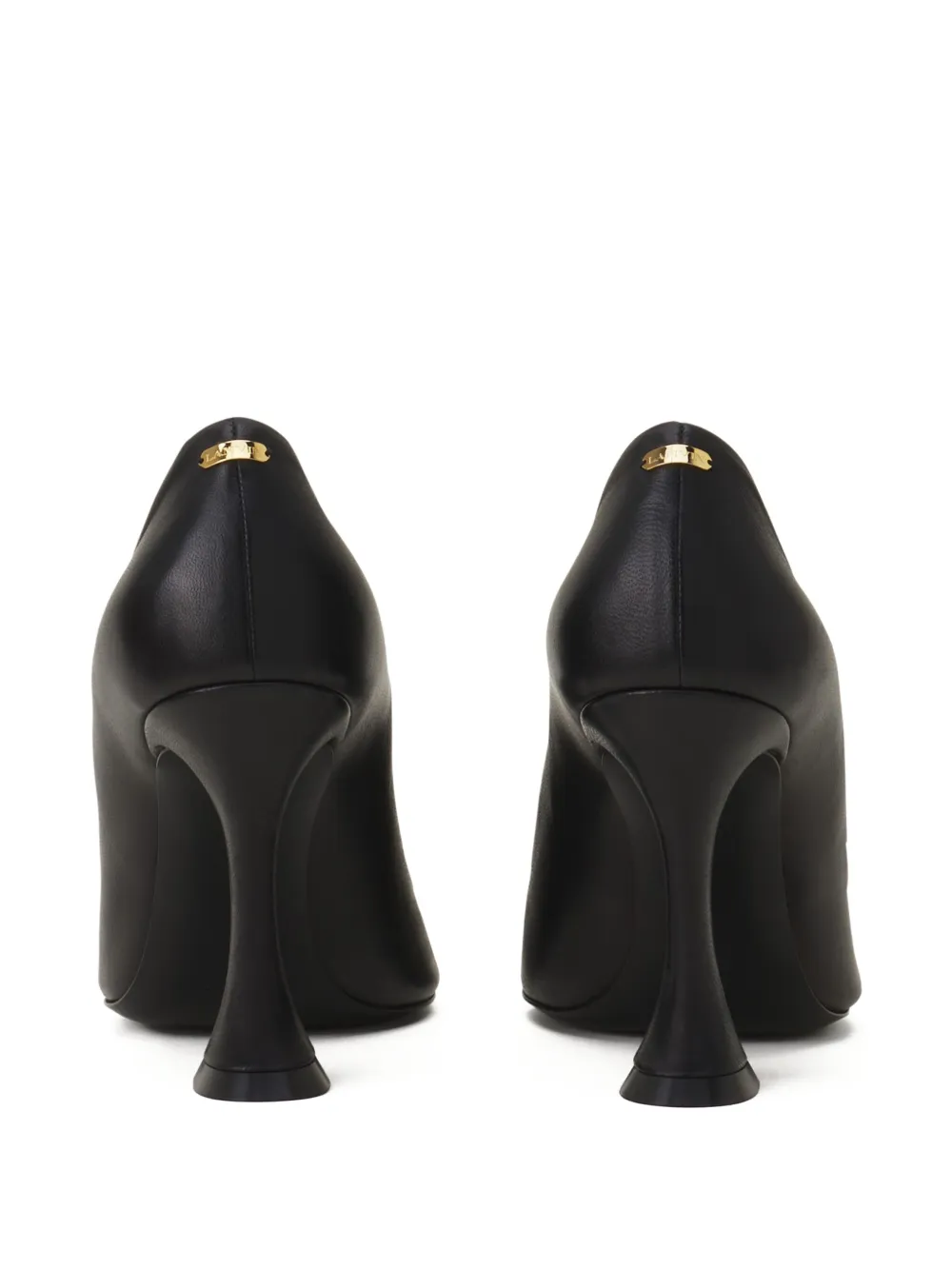 Lanvin 100 mm pumps met strik Zwart