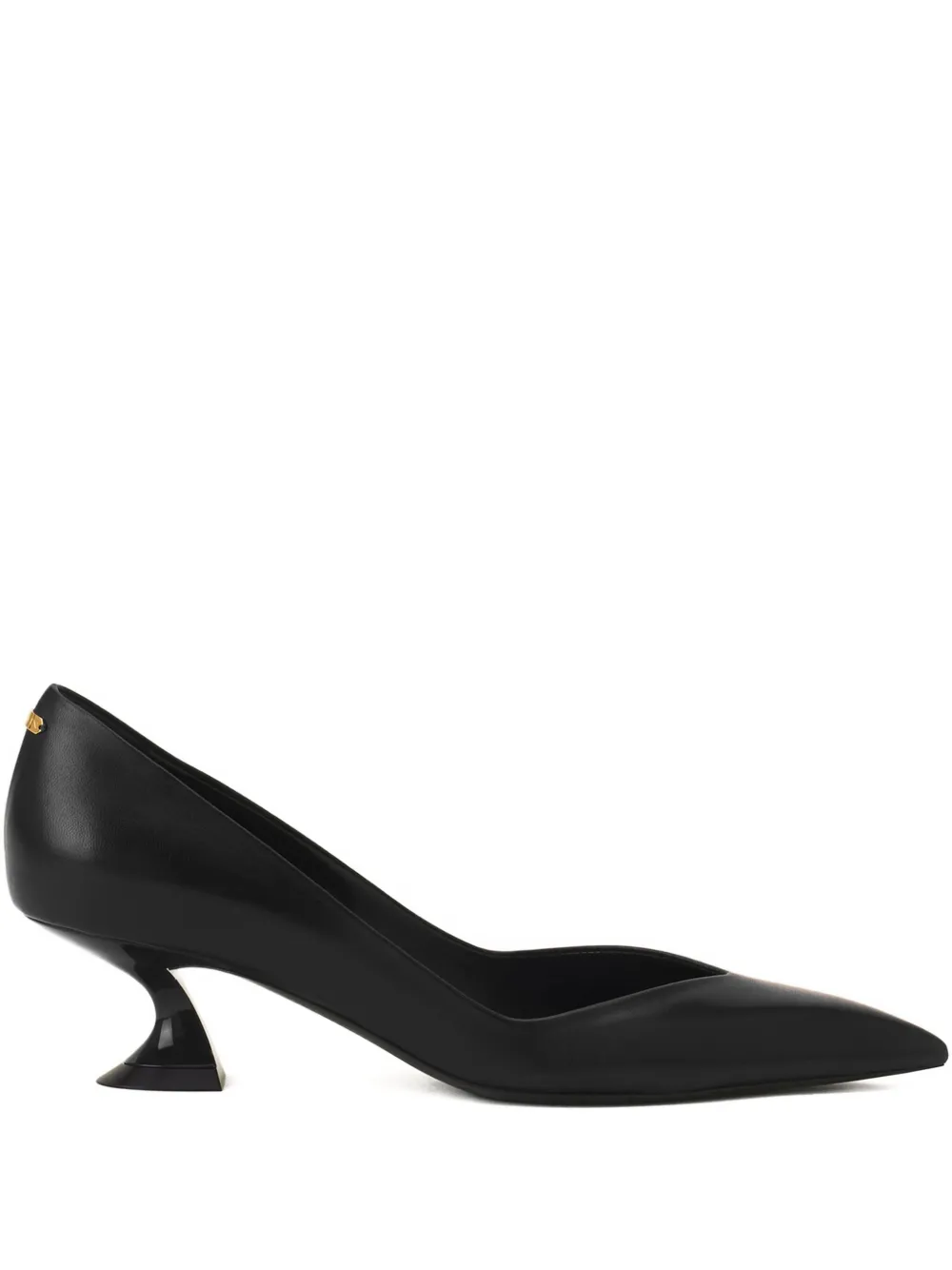 Lanvin 50mm Sculpted-heel Pumps In Black