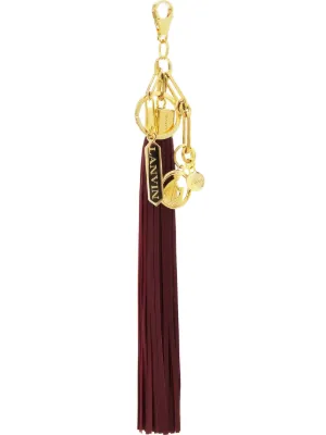 Lanvin レザータッセル バッグチャーム | ブラウン | FARFETCH JP