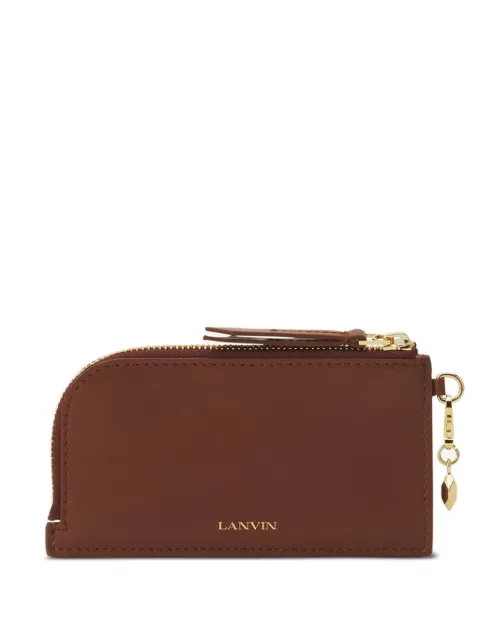 Lanvin zip-around leather wallet