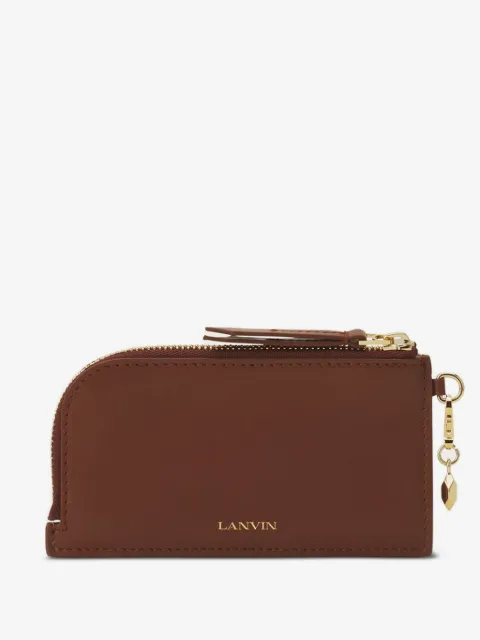 Lanvin zip-around leather wallet