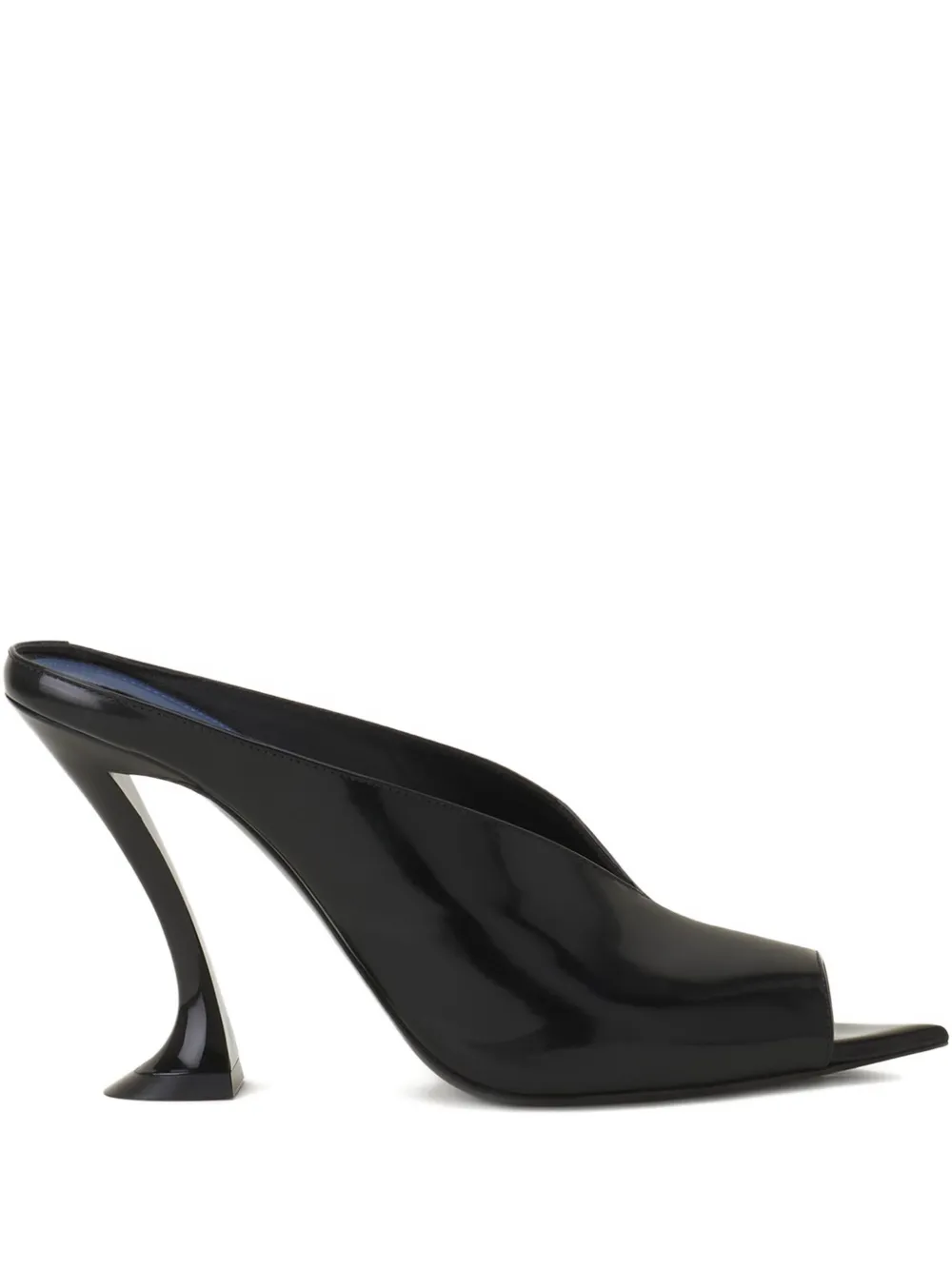 Lanvin Midnight Step Sculpted-heel Sandals In Animal Print