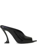Lanvin Midnight Step sculpted-heel sandals - Black