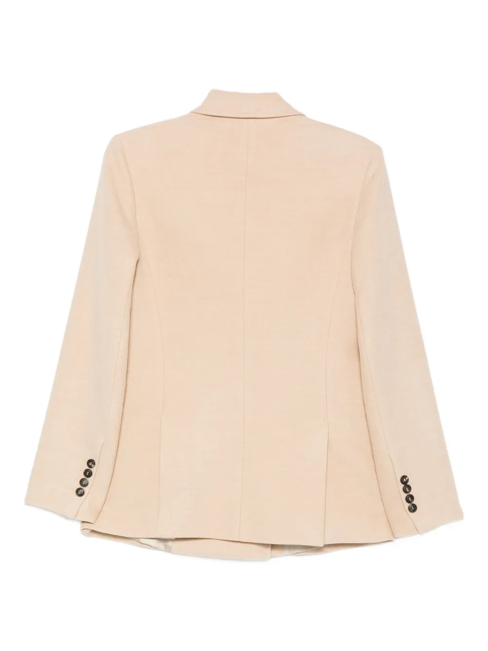 Eleventy Blazer met dubbele rij knopen en zak Beige
