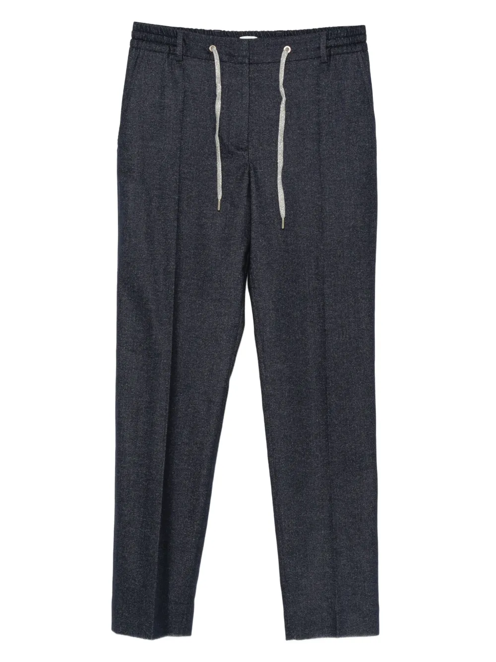 Eleventy drawstring wool trousers | Blue | Image 1