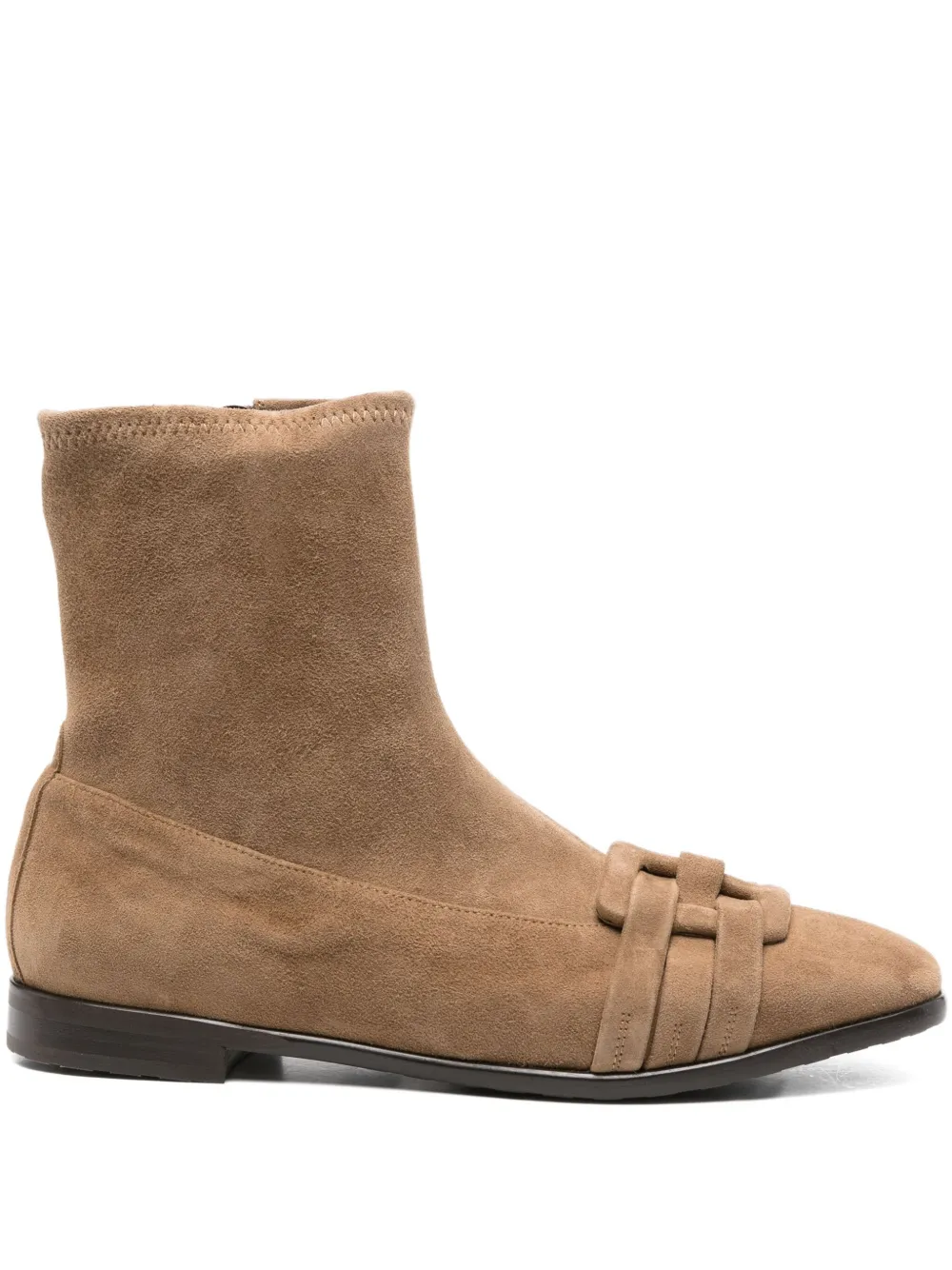 TRUMAN´S braided-detail sock boots Neutrals