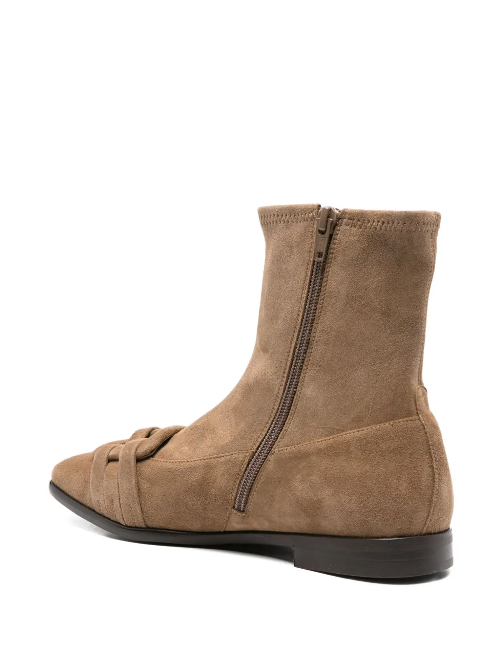 TRUMAN´S braided-detail sock boots Neutrals