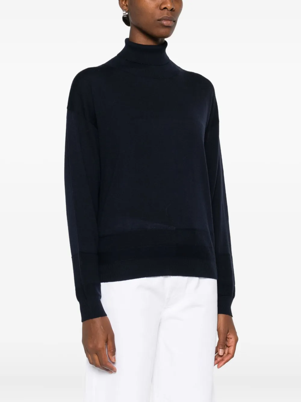 Eleventy Pullover Mit Rollkragen In Blue