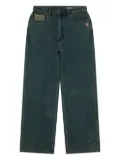 AAPE BY *A BATHING APE® embroidered-pocket jeans - Blue