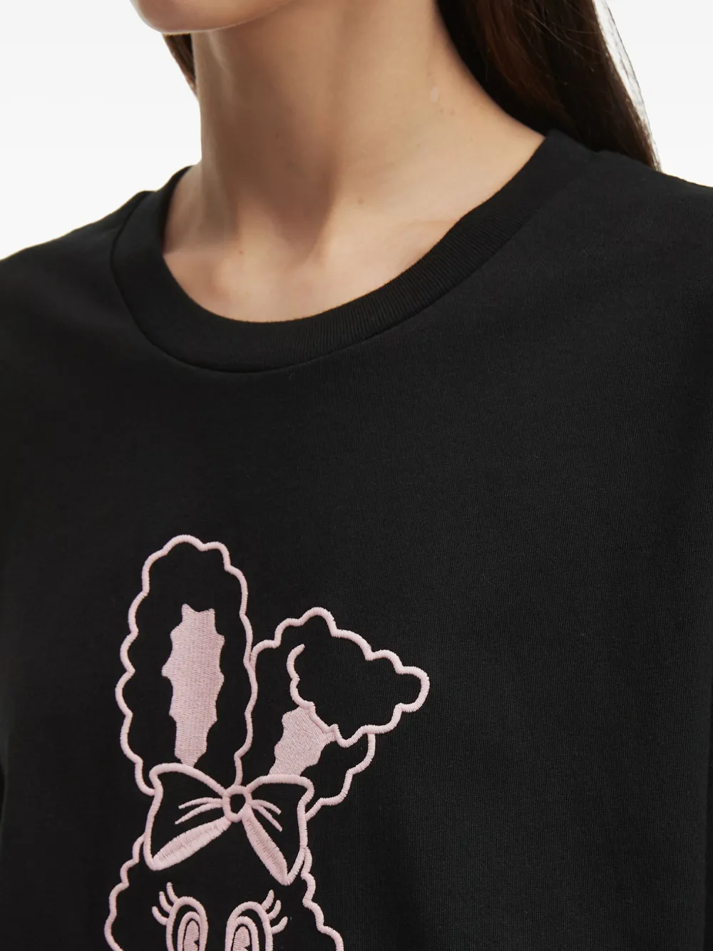 Chocoolate Cotton T-shirt In Black