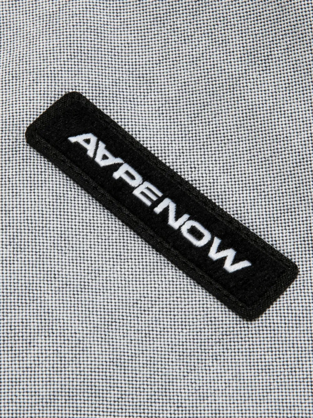 AAPE BY *A BATHING APE embroidered-logo shirt Grijs