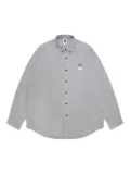 AAPE BY *A BATHING APE® embroidered-logo shirt - Grey