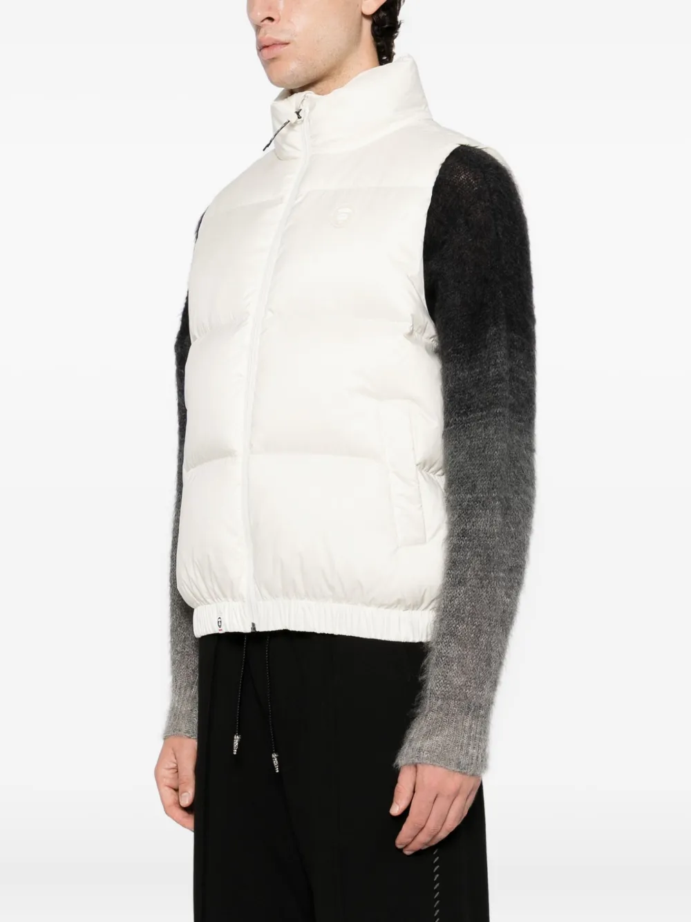 Aape By A Bathing Ape Logo-patch Gilet In Neutral