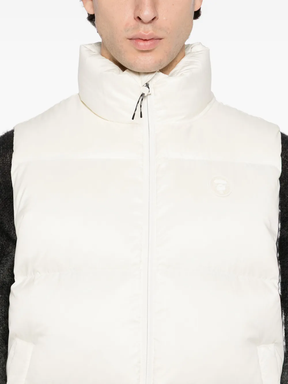 Aape By A Bathing Ape Logo-patch Gilet In Neutral
