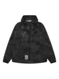 AAPE BY *A BATHING APE® camouflage-print hooded jacket - Black