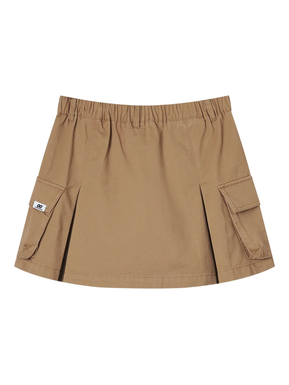 Chocoolate Pleated Pocket Skirt In Brown