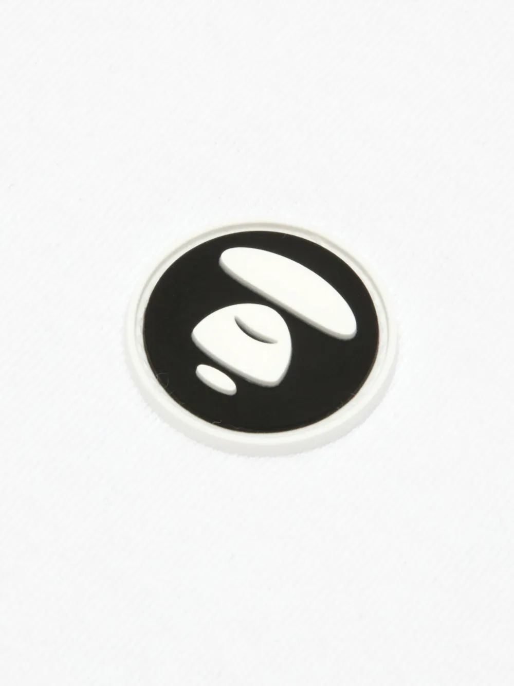 AAPE BY *A BATHING APE logo long-sleeve T-shirt Wit