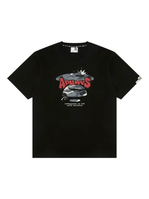 AAPE BY *A BATHING APE® playera con motivo Aape Head