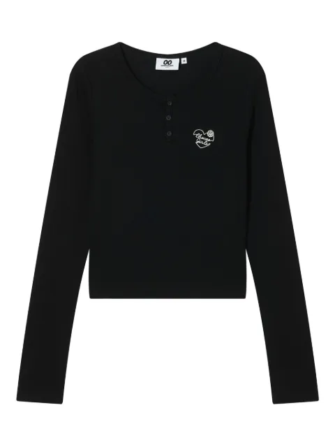 CHOCOOLATE playera con corazón bordado