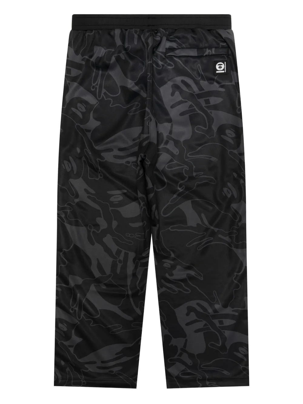 AAPE BY *A BATHING APE Head camouflage track pants Zwart