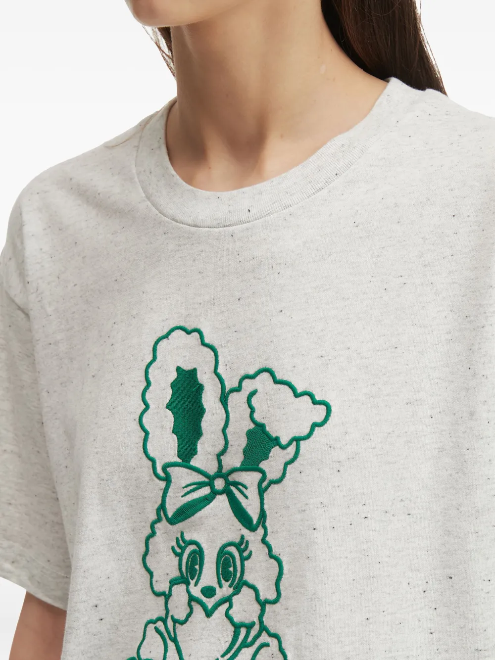 CHOCOOLATE Katoenen T-shirt Grijs