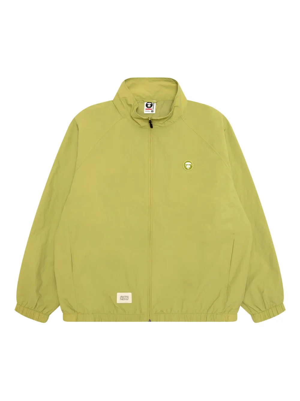 AAPE BY *A BATHING APE logo-embroidered jacket Geel