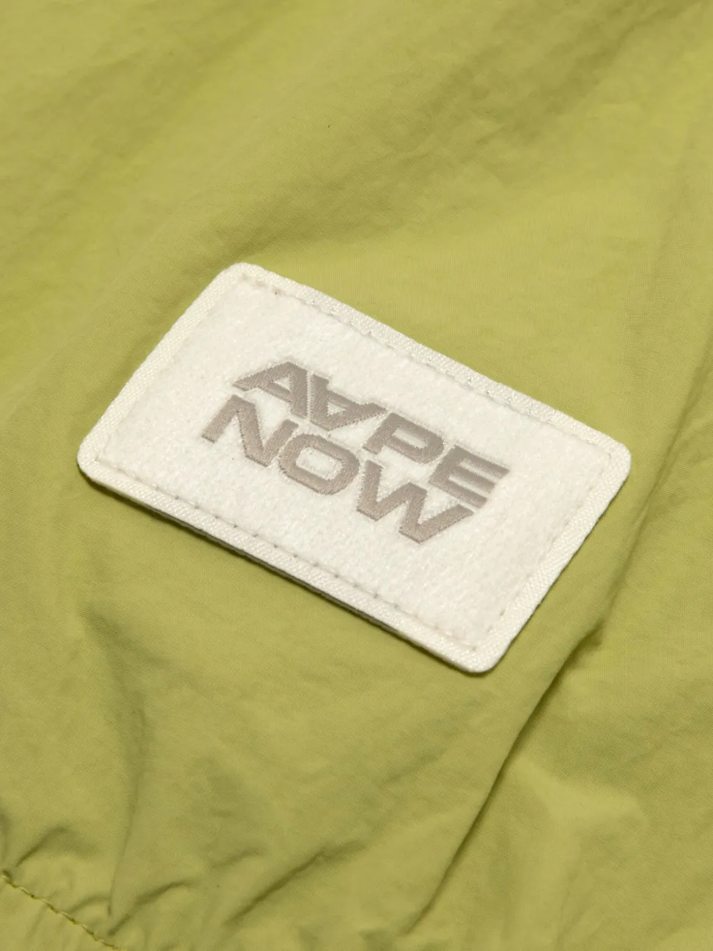 AAPE BY *A BATHING APE Jack met geborduurd logo Geel