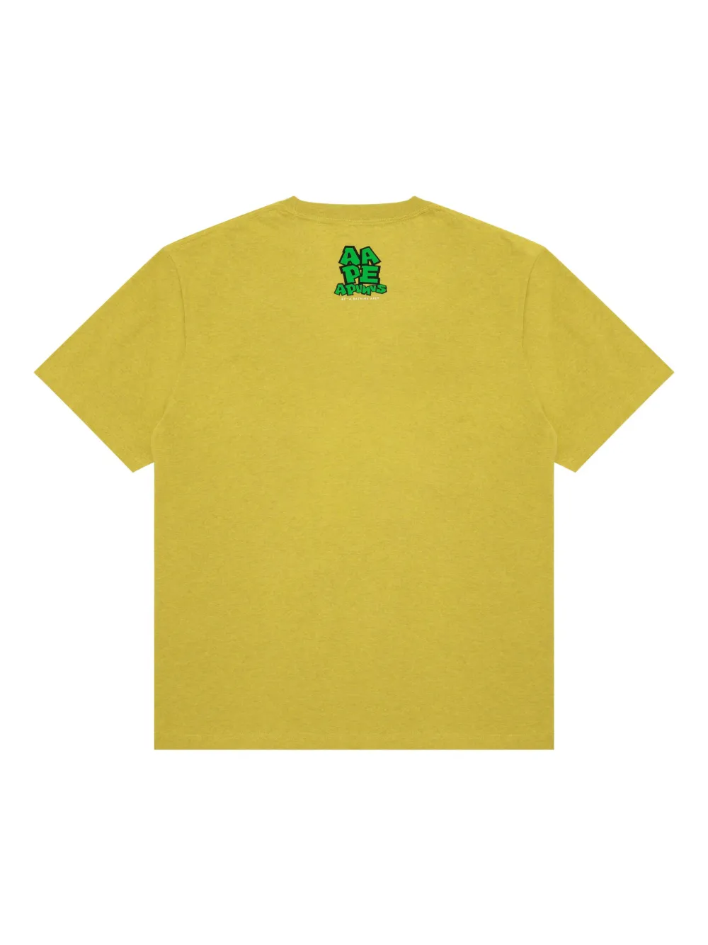 AAPE BY *A BATHING APE T-shirt met camouflageprint - Geel