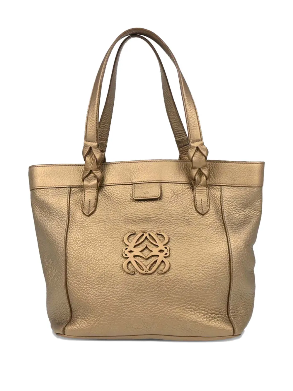 Loewe Pre-Owned 2010s leather tote bag | Gold | Image 1
