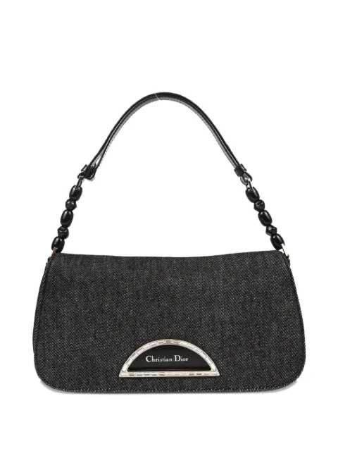 Christian Dior Pre-Owned 2000 denim crystal handbag