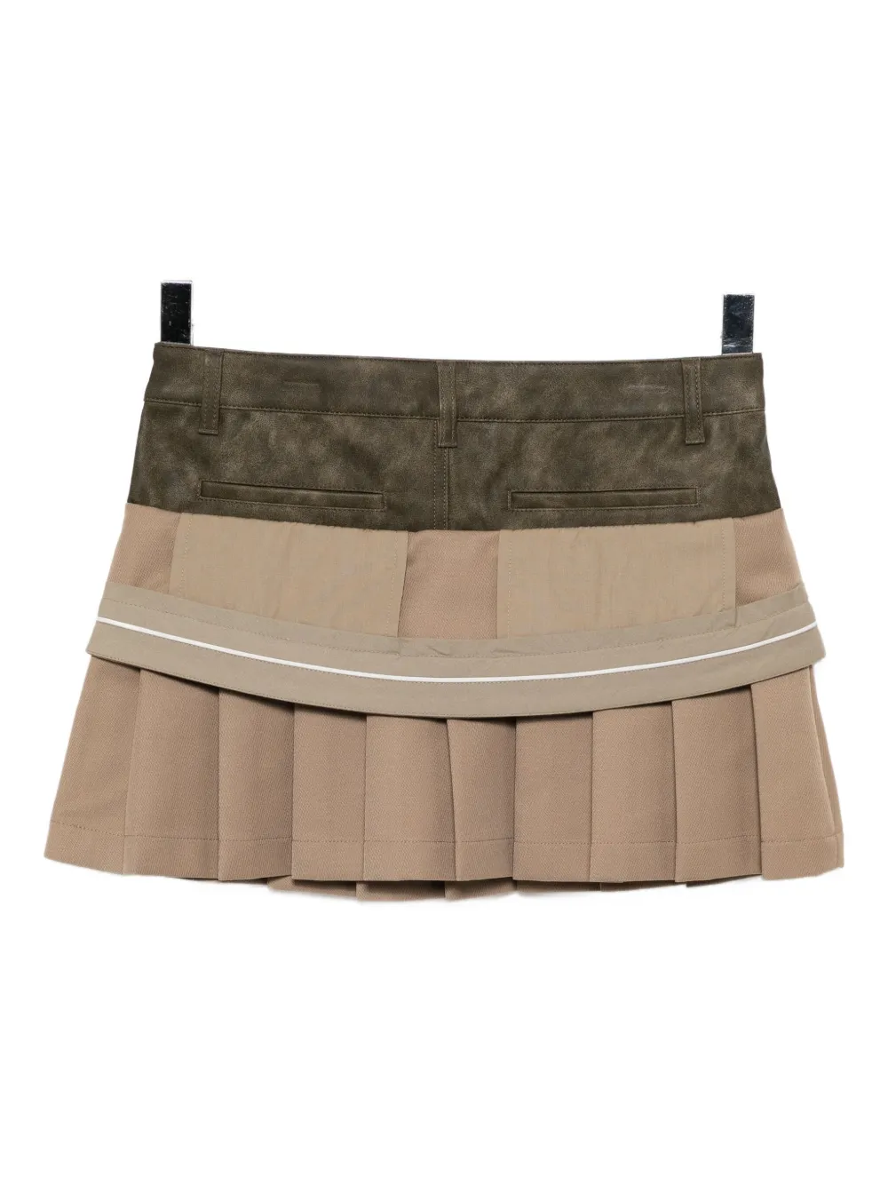 Andersson Bell Rok met patchwork - Beige