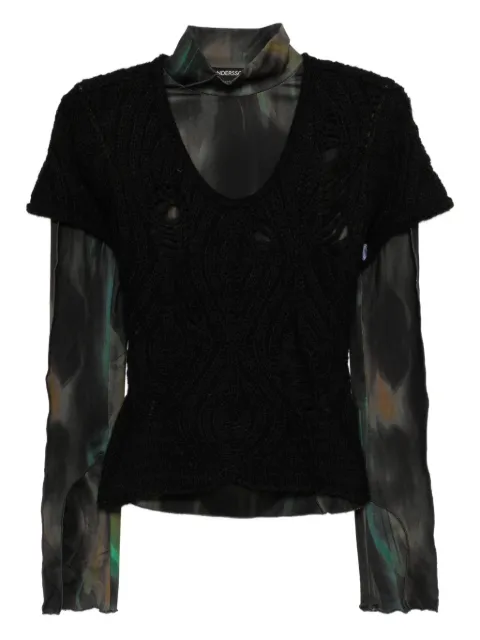 Andersson Bell Layered pattern top set