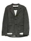 Andersson Bell layered details blazer - Grey
