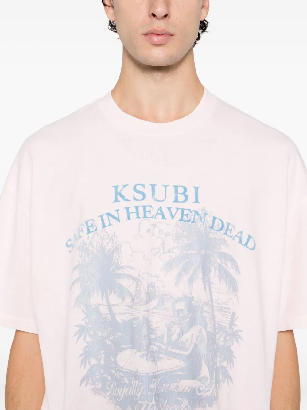 Ksubi Paradiso Ekcess Ss T-shirt In Pink