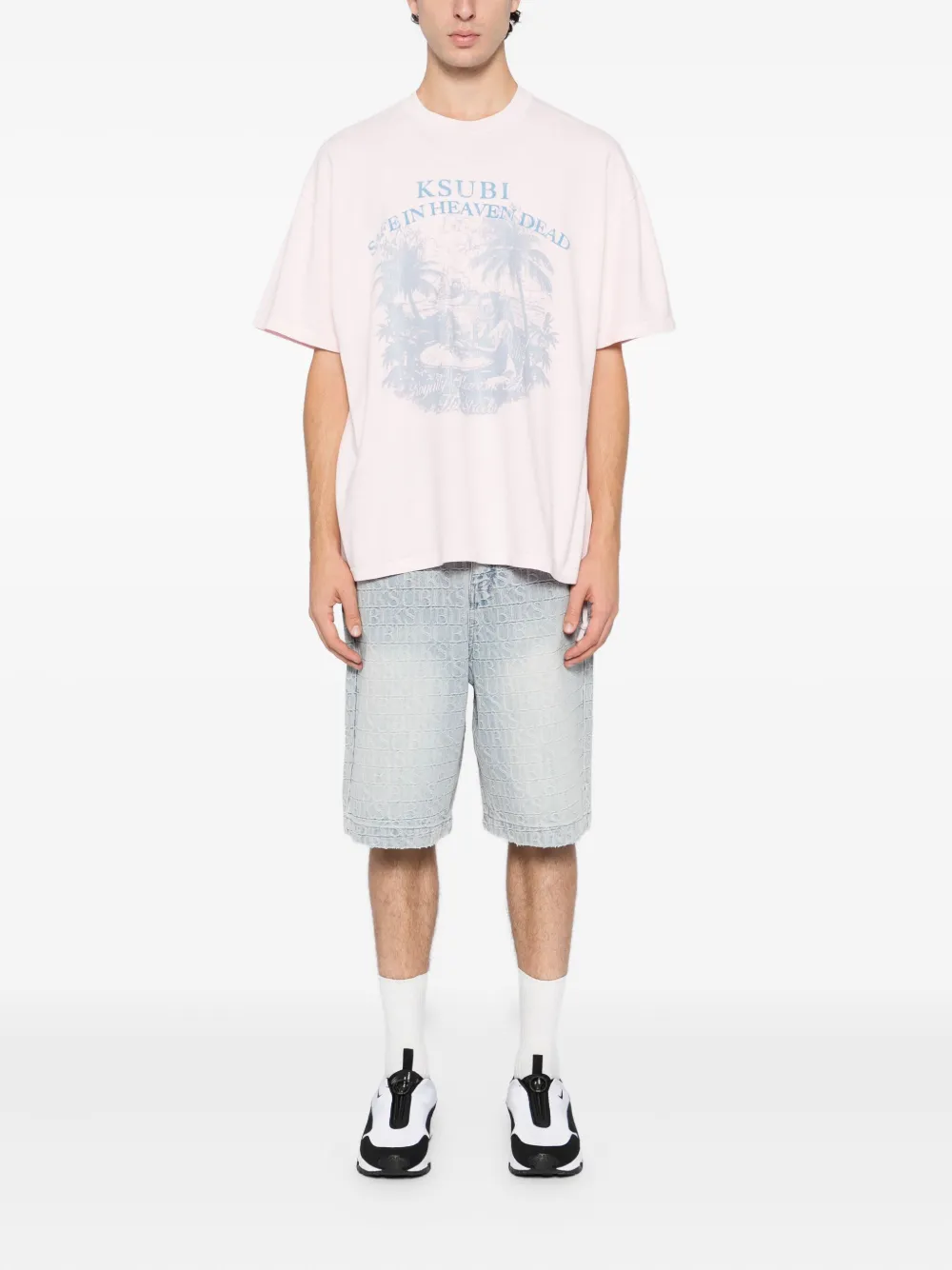 Ksubi Paradiso Eckess Ss T-shirt - Roze