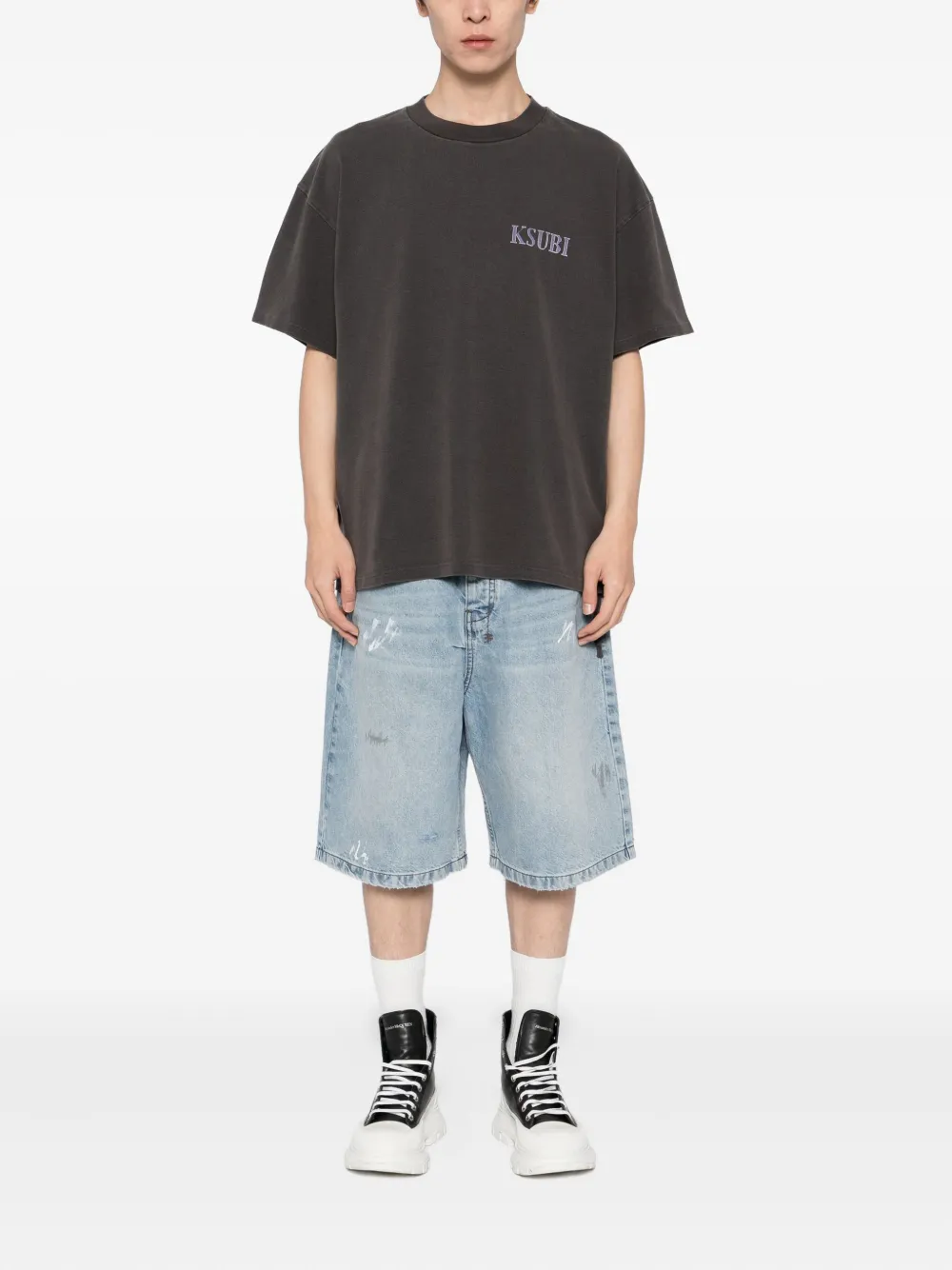 Ksubi Engine Ekcess T-shirt - Grijs