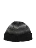 We11done gradient boucle knit beanie - Grey