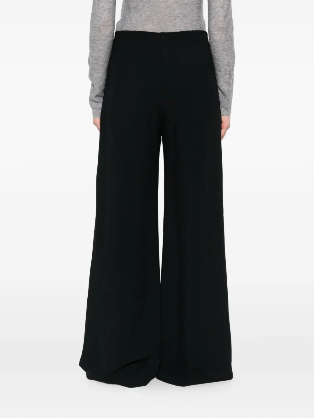 Fabiana Filippi elasticated-waistband palazzo pants Zwart