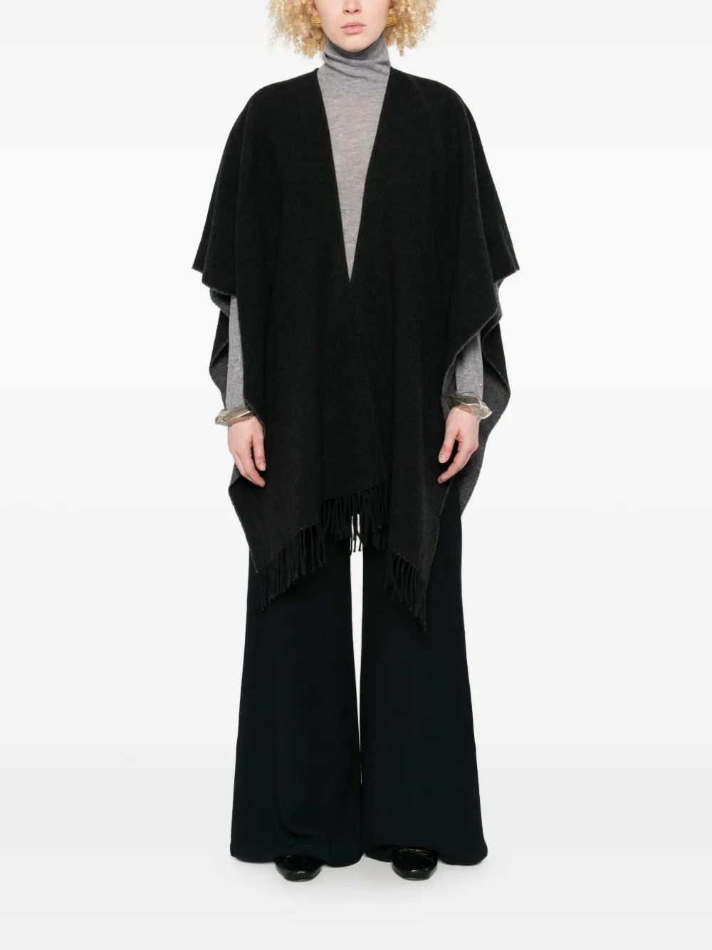 Fabiana Filippi elasticated-waistband palazzo pants Zwart
