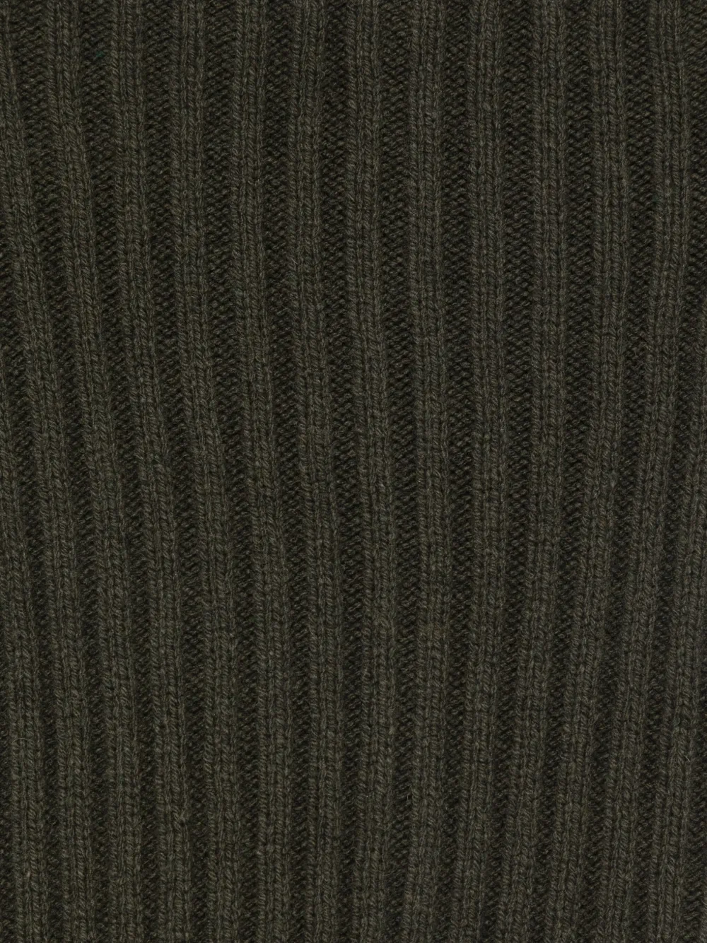 Rick Owens Ribbed-knit Rectangular Scarf In Green