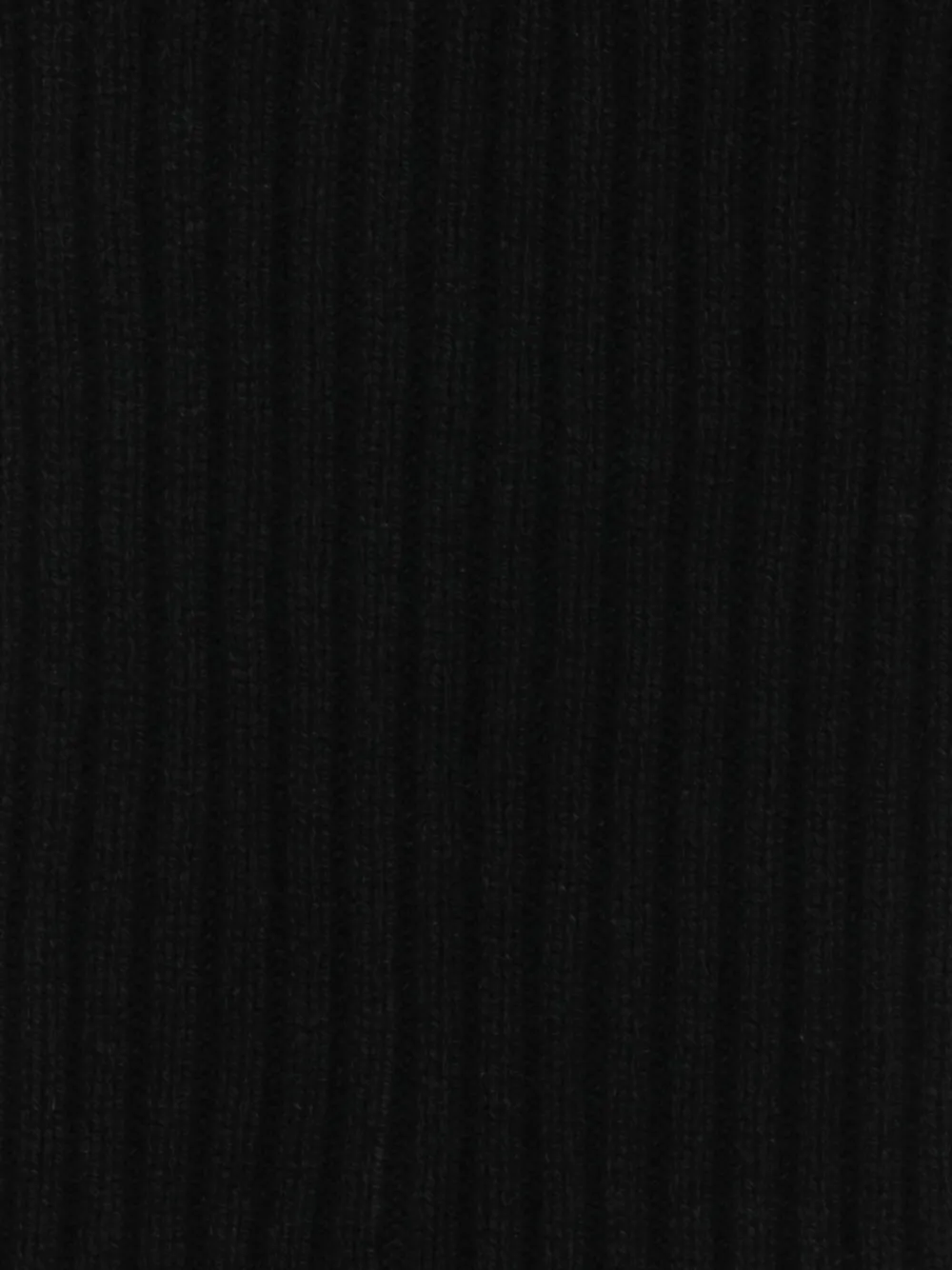 Rick Owens Ribbed-knit Rectangular Scarf In Black