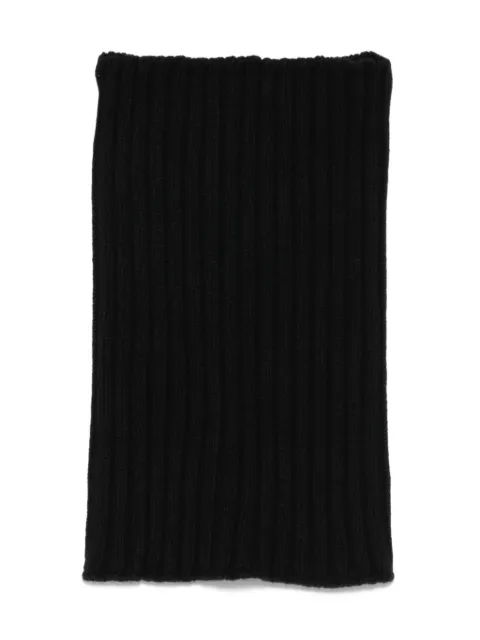 Rick Owens  ribbed-knit rectangular scarf