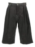 Doublet pleated corduroy shorts - Grey